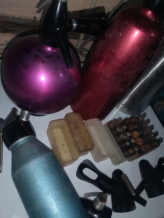 Sifoane capsule aluminiu sau inox