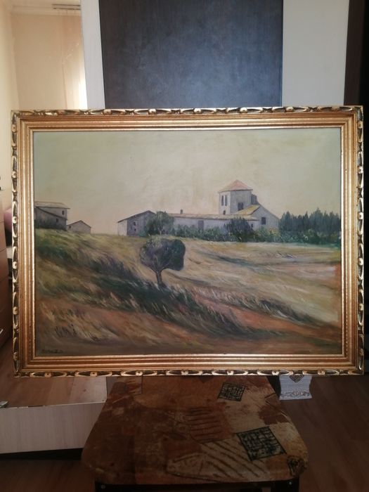 ,, Финка,, Испанско имение, маслена на платно