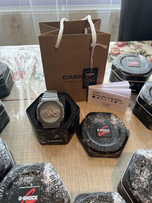 Ceas Casio G-Shock GA-2100P-8A gri/albastru