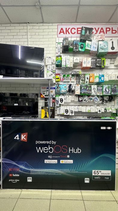 LG смарт тв 65 диюм, 165 см, гарантия 1 год