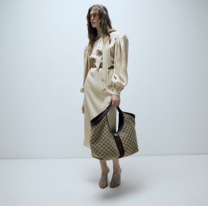 Gucci Giglio large tote bag чанта