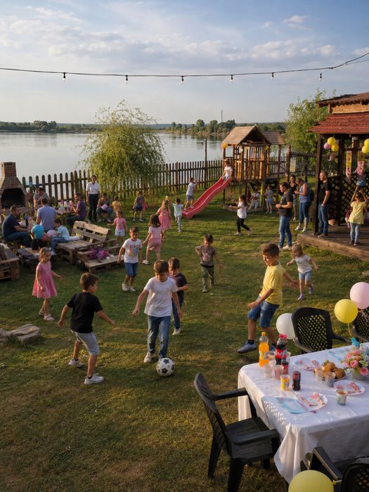 Spațiu de evenimente pentru aniversări copii – Comana | Pe malul Deltei Neajlovului