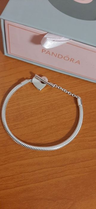 Bratara Pandora tip lant clasic in forma T originala