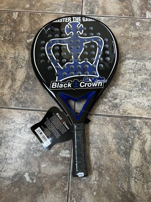 Paleta Padel Black Crown Coyote Carbon 3K - NOUA Sigilata