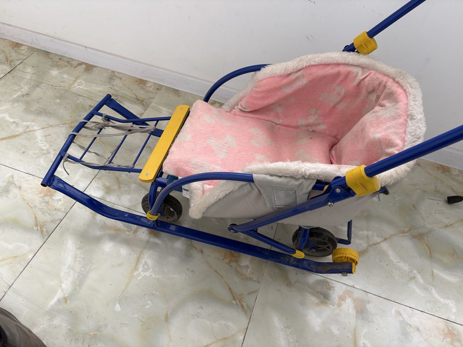 Санки 2 в 1 зимнее, летние