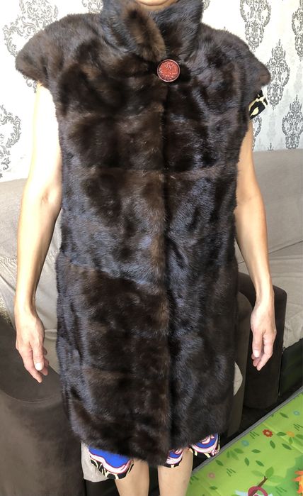 Норковая жилетка