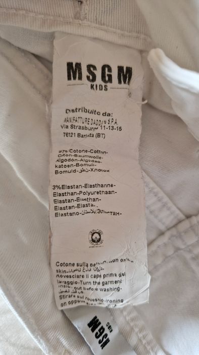 Pantaloni scurti MSGM, marime 8 ani