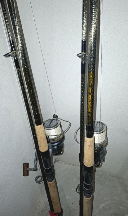 Pachet 4 lansete SPORTEX, 2 WELLS & 2 F.B.C. + 4x Daiwa Emblem