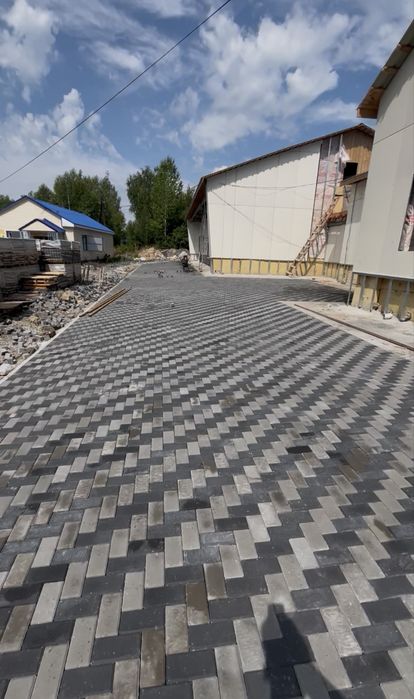 Укладка брусчатки