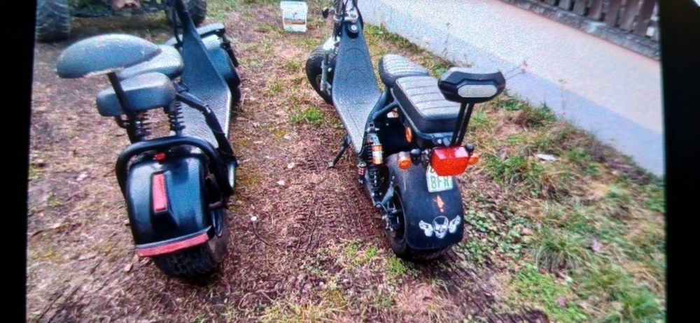 scuter electric    cu roti mari