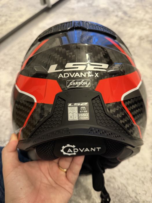 Casca moto Ls2 Advant X Carbon M, modulara ( flip back)