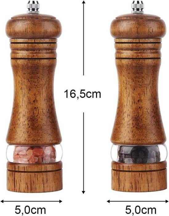 Набор мельниц для перца и соли с керамическими жирновами! Новый!