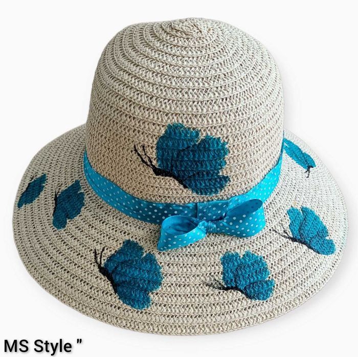 Ръчно рисувани дамски шапки