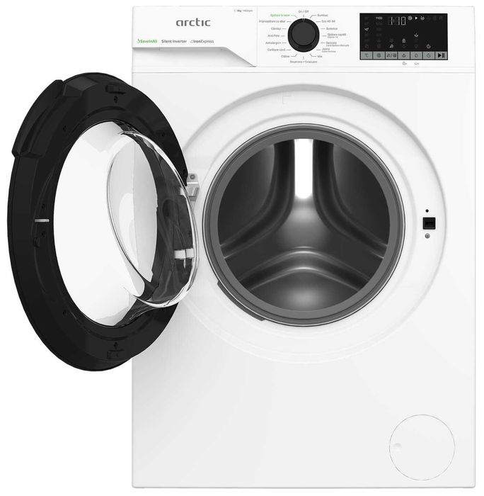 Нова инверторна пералня  Arctic, APLM2WFSU29412WPB, 9 кг