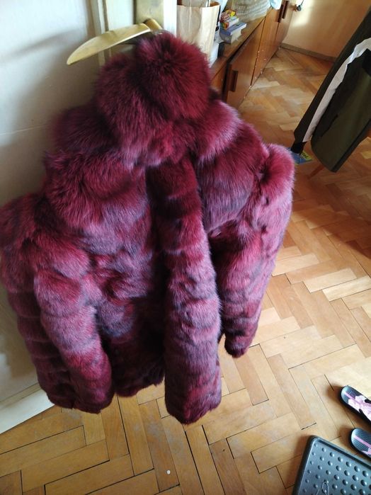 Палта кожуси естествен косъм лисица