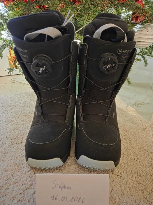 Snowboard boots Nidecker Cascade BOA W black MP 23 ( = EU 37)