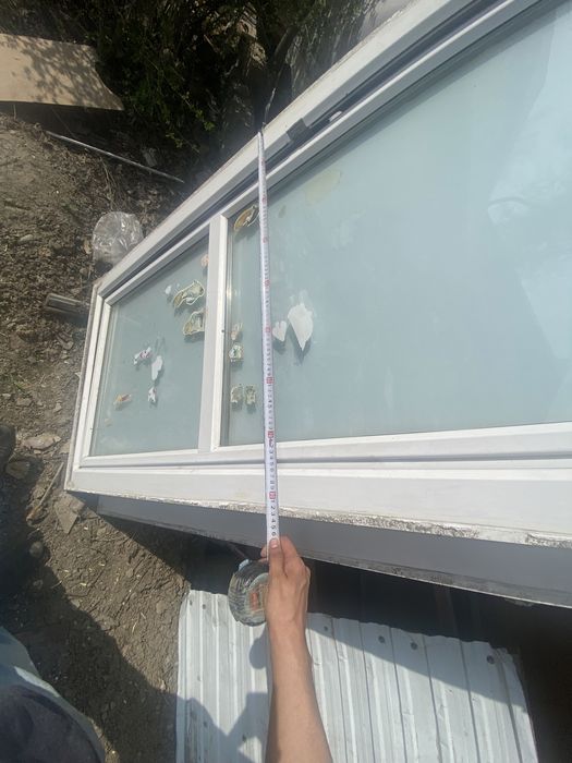 Пластиковые окно и дверь