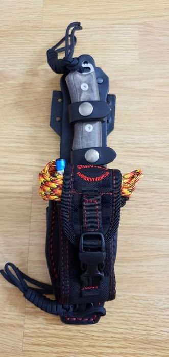 Cutit MIGUEL NIETO CHAMAN 140-KK, lama 11.5CM Survival Kit