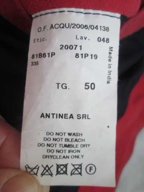 EMPORIO ARMANI кожено велурено яке размер 50 (М).