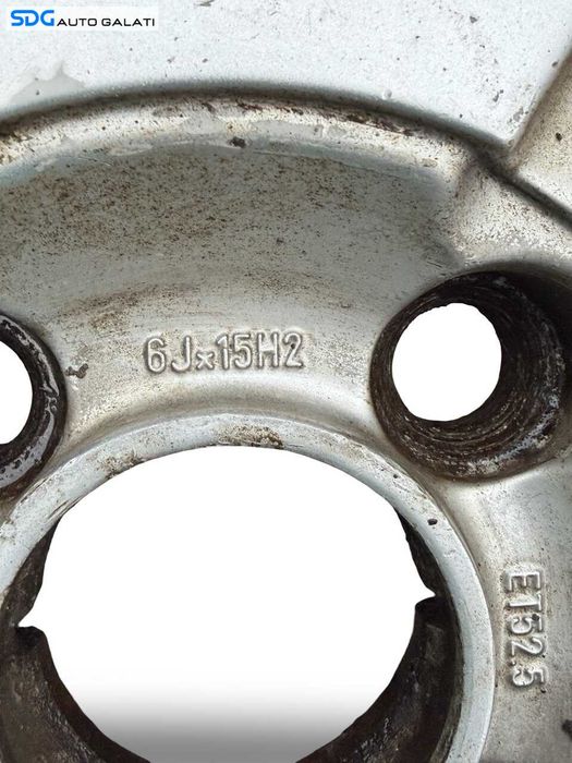 Set 4 Jante Janta Roata Roti Aluminiu 195 60 15 R15 Ford Puma 1997 - 2002 (6Jx15H2 ET 52,5 98AB-DA) [JNT0009]