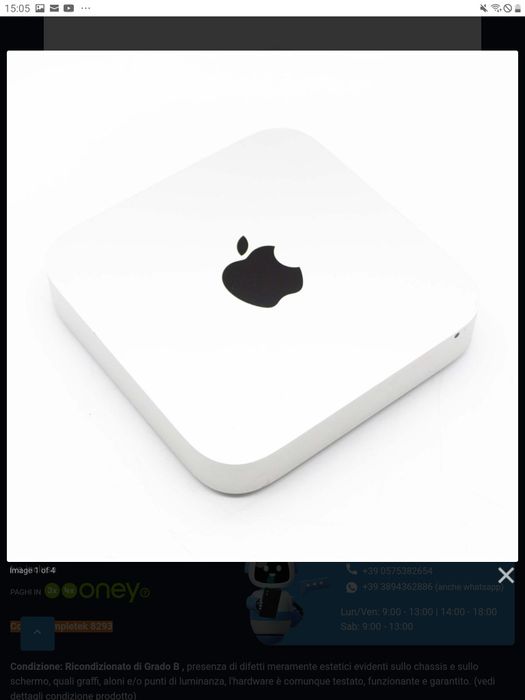 Vand Apple Mac Mini,model A1347