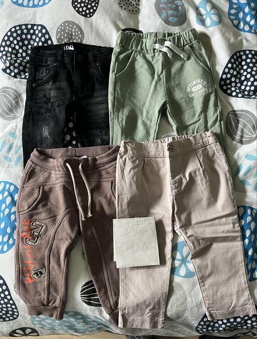 Lot haine de baieti de la 80-92 cm, se pot vinde pe bucati