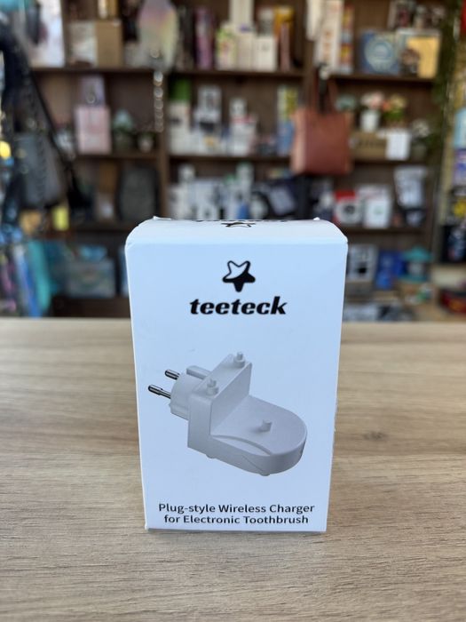Безжично зарядно за електрическа четка за зъби Teeteck (директно в контакта)