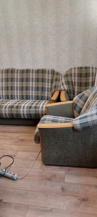 Мягкий уголок, Диван и 2 кресла