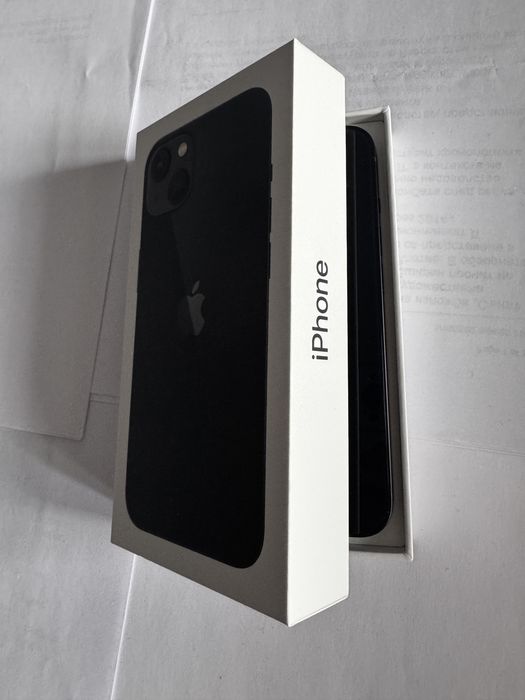 КАТО НОВ Iphone 13 midnight 128 GB