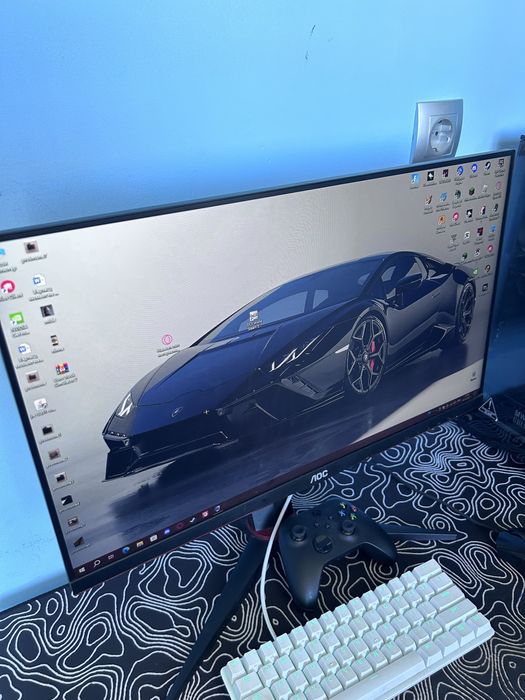 Геймърски сетъп. NVIDIA GeForce GTX 1650 компютър