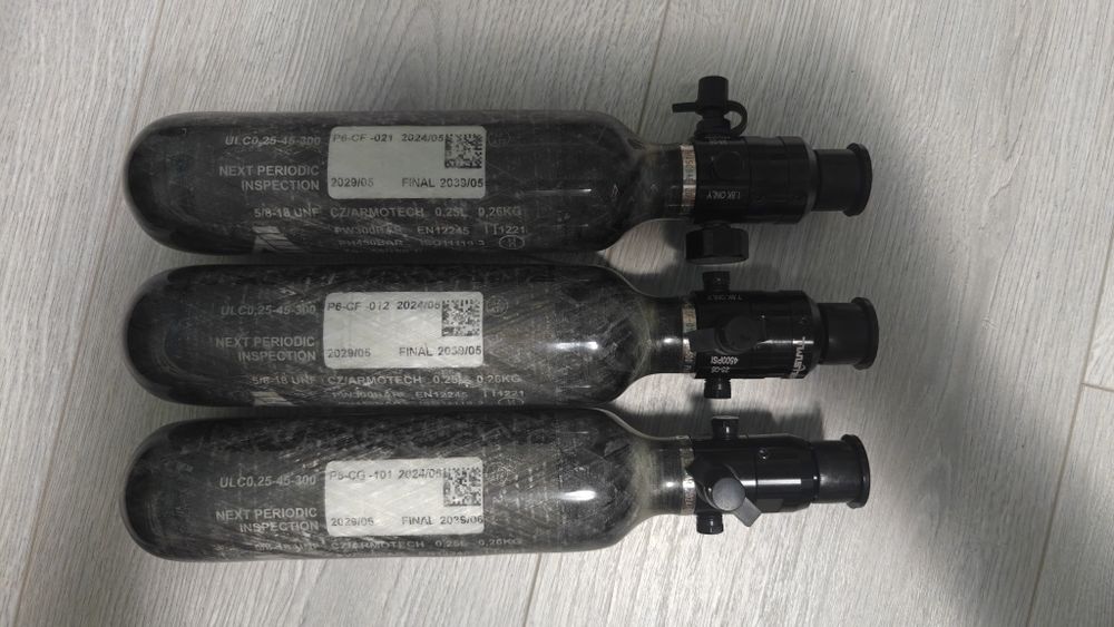 Butelie 15ci 4500psi, carbon, armotech, fără regulator.