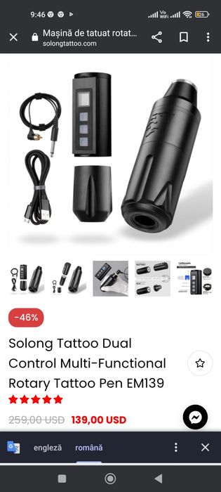 Stilou pentru tatuat