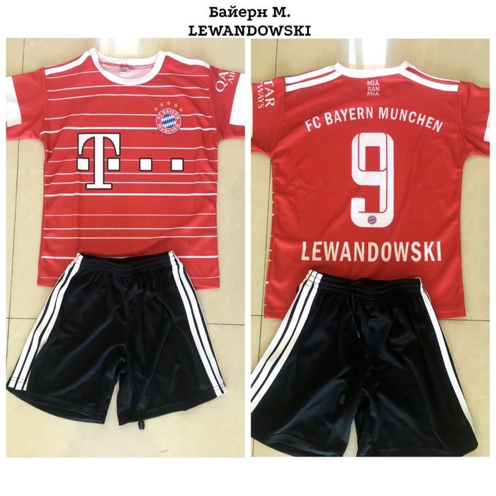 Детски къси екипи Байерн М Левандовски и Ливърпул Салах