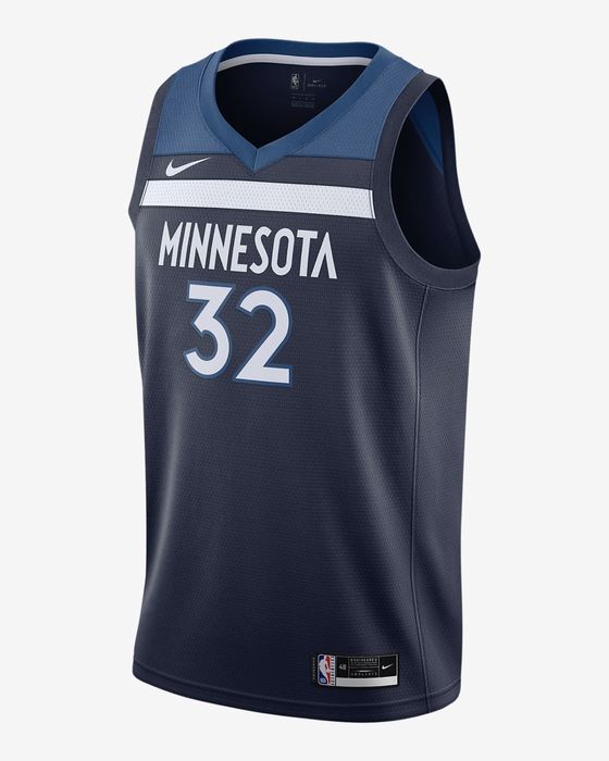Nike NBA #32 Karl-Anthony Towns Minnesota Timberwolves Swingman Jersey