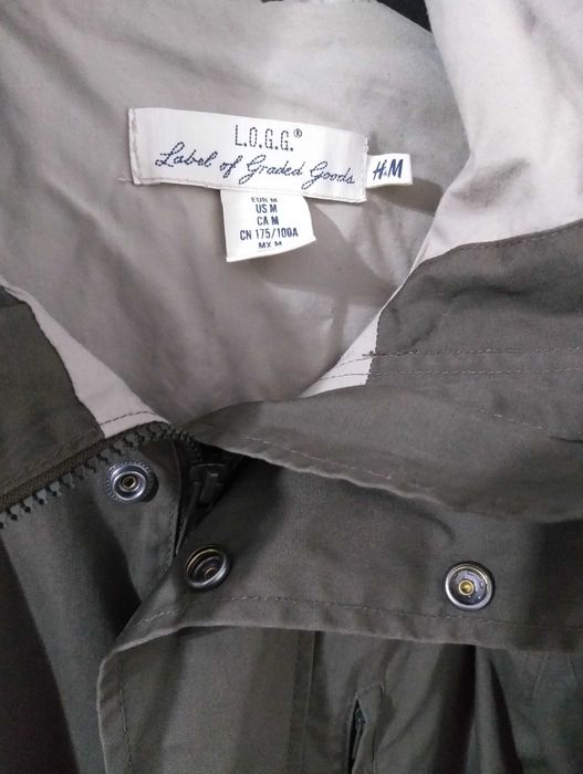 Jacheta / Geaca H&M Verde Army marimea M-L