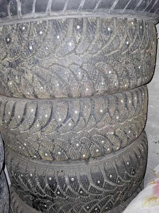 Шины зимние шиповонные.
