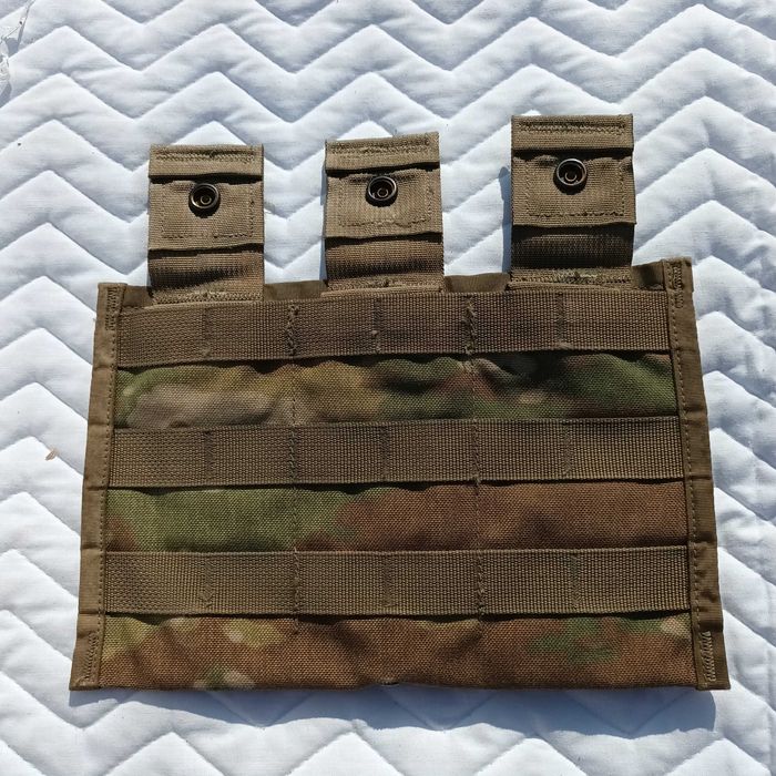 Multicam Triple Magazine Pouch, MOLLE US Military Tactical Cam USGI