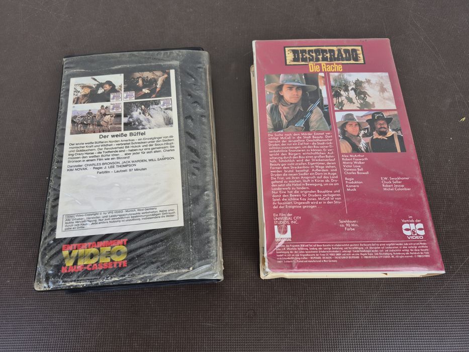 Vând 7casete video VHS originale dragoste( Pe Aripile Vantului )