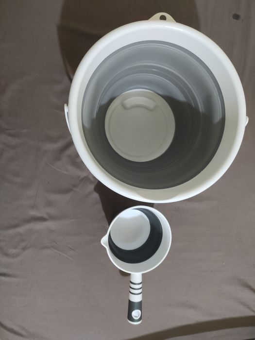 Раскладной вёдро с ковшиком