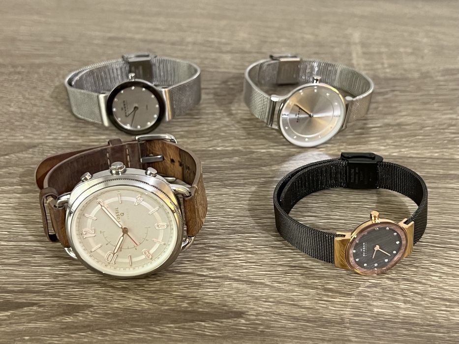 Amanet Royal CB: Ceas dama/barbat Fossil Skagen