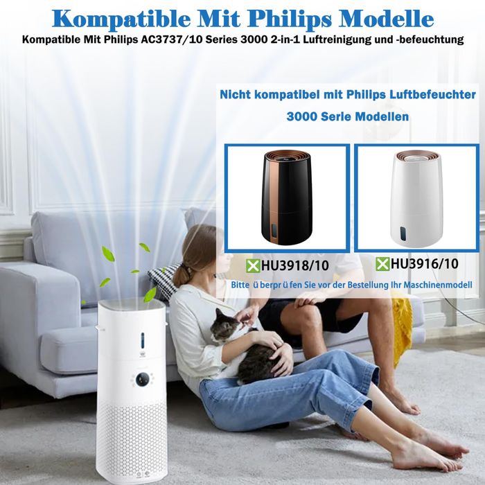 Philips AC 3737 очистите  увлажнитель 2&1