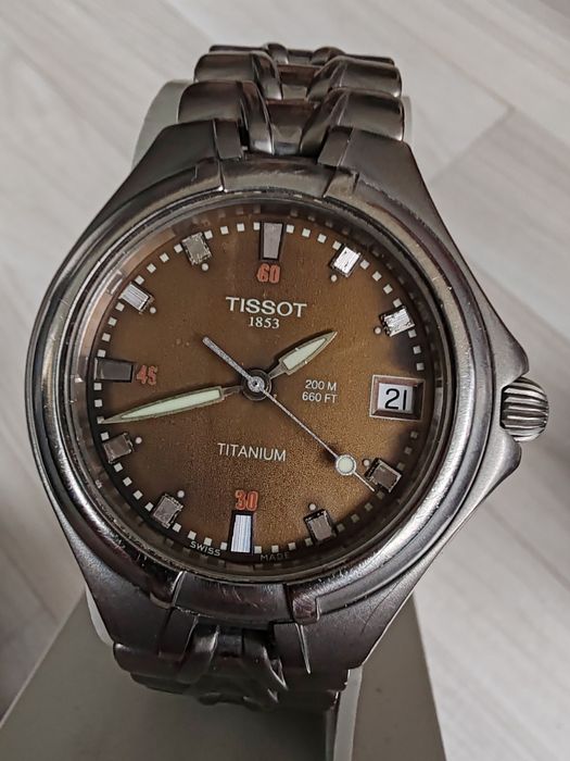 Ceas Tissot Titanium Tropical Dial Quartz 36 mm 200 m Diver
