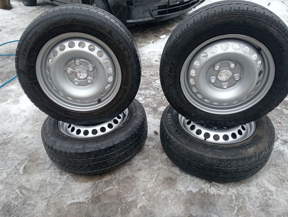 set roti tabla Vw T5 r16 C și jante tabla vw T5