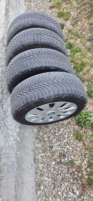 Jante tabla 16" BMW Seria 3 F30 F31 Seria 1 cu anvelope iarna