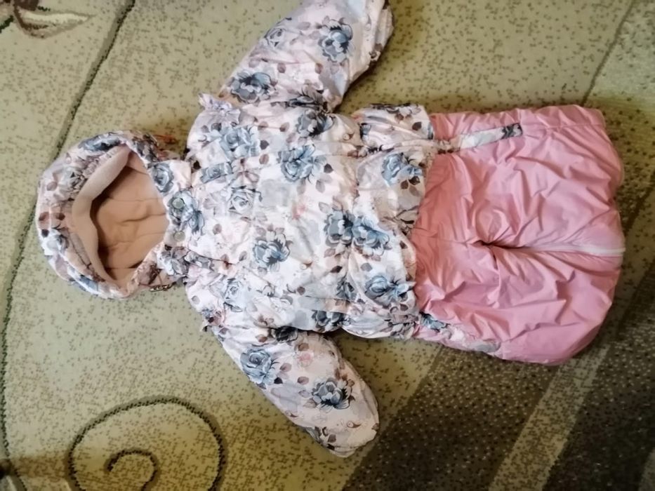 Комбинезоны - коконы зима-весна для девочки