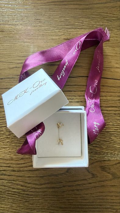 Детски златни обеци MK-Oro
