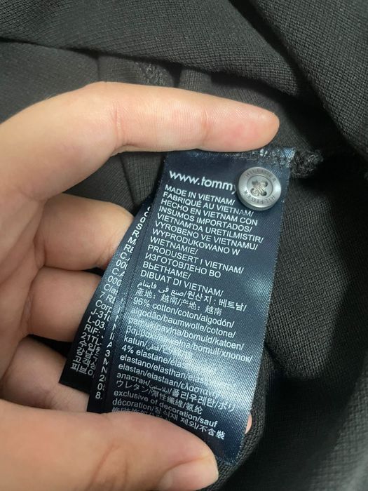 Tricou Polo Tommy Hilfiger M negru – ca nou, slim fit