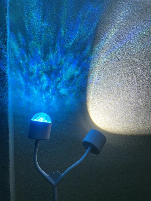 Торшер с эффектом заката, океанских волн