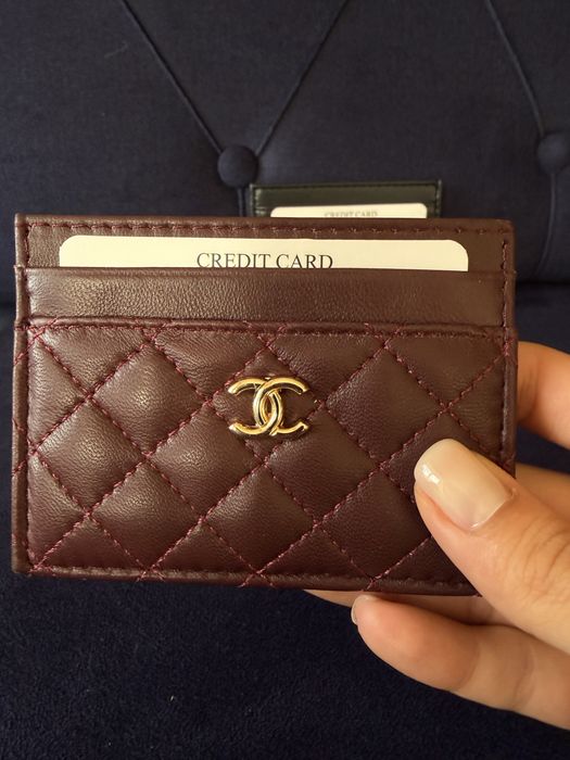 Картхолдър YSL Chanel естествена кожа