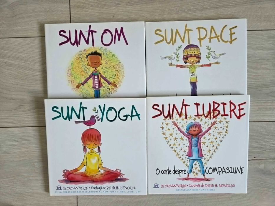 Lot 4 carti DHP, in stare buna(Sunt Yoga, Sunt Iuubire, Sunt Om, Sunt Pace)